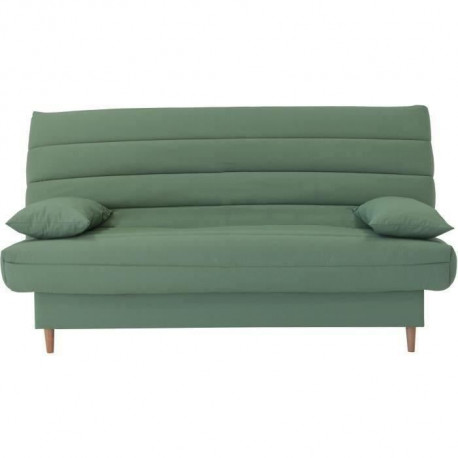 Banquette clic clac 3 places - tissu Green bay - Style contemporain - L 190 x P92 cm - LIV