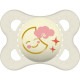 MAM Sucette Nuit - de 2 a 6 mois - Silicone - Lot de 2 - Boîte de stérilisation - Rose/Beige