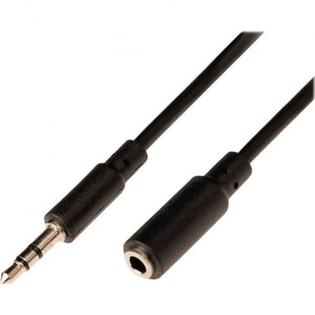 NEDIS Stereo Audio Cable - 3.5 mm Male - 3.5 mm Female - 10 m - Noir