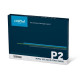 CRUCIAL - SSD Interne - P2 - 2To - M.2 Nvme (CT2000P2SSD8)