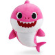 Baby Shark - Peluche Musicale Rose - 30 cm