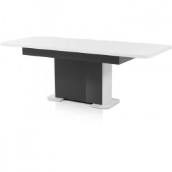 ALBEA Table a manger extensible BELLINI - L 180/40 x P 90 x H 78 cm - Blanc