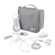 BÉABA Trousse de toilette nomade bébé, 9 accessoires, Green blue