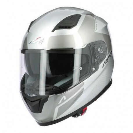 Astone casque intégral GT900 Race gloss silver