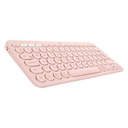 Clavier - Sans fil - LOGITECH - K380 multi device - BLUETOOTH - Design Compact - Rose