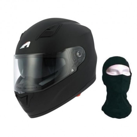 ASTONE Casque Intégral GT 900 Noir Mat + Cagoule