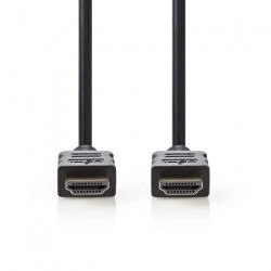 NEDIS High Speed HDMI Cable with Ethernet - HDMI Connector  -  HDMI Connector - 2.0 m - Noir