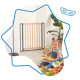 Badabulle Barriere de Sécurité Safe & Protect Bois Métal (73-81,5 cm)