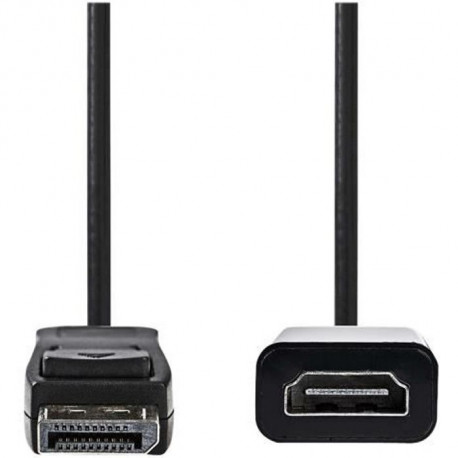 NEDIS DisplayPort - HDMI Cable - DisplayPort Male  -  HDMI ouput - 0.2 m - Noir