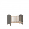 Chambre bébé DREAM DUO GRIS Lit et commode a langer