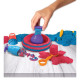 KINETIC SAND - COFFRET SANDISFYING 907 G de sable + 10 MOULES - 6047232 - Sable magique a modeler - Loisirs Créatifs pour enf…