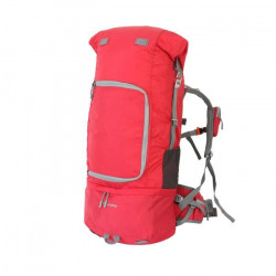 KING CAMP Sac a dos de randonnée Andros 65 - 65 litres - En nylon PU - Rouge