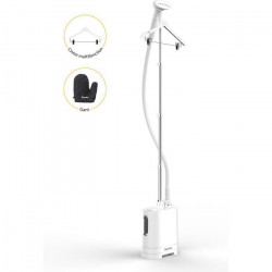 STEAMONE H2020 - Défroisseur vertical blanc - 1900W - 40g par minute - pret en 60 scd - 1,2L