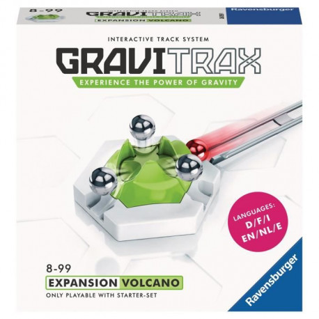 GraviTrax Bloc d'action Volcano / Volcan  - Jeu de construction STEM - Circuit de billes créatif - Ravensburger- des 8 ans