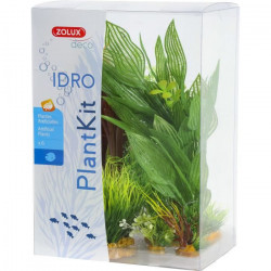 ZOLUX Kit de 6 plantes artificielles Idro N2 - Pour aquarium