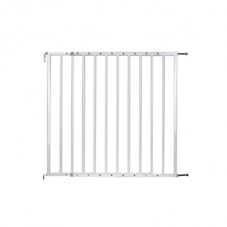 NIDALYS Barriere HARRY Métal Pivotante 64-113 cm Blanche