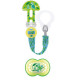 MAM Kit Sucette & Attache-Sucette 6+ mois - Silicone