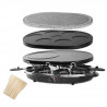 Appareil 3 en 1 Raclette Crepiere Pierre a griller   8 personnes CONTINENTAL EDISON RPC8PERS
