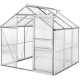 BEAU RIVAGE Serre de jardin polycarbonate 3,6 m²