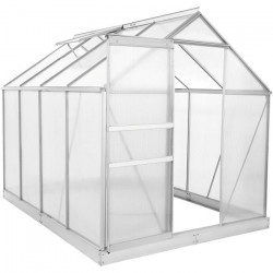 BEAU RIVAGE Serre de jardin polycarbonate 4,7 m²