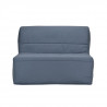 Banquette BZ - Tissu Gris - L 122 x P 101 x P 95 cm - EVA