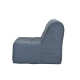 Banquette BZ - Tissu Gris - L 122 x P 101 x P 95 cm - EVA