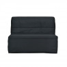 Banquette BZ - Tissu Noir - L 122 x P 101 x P 95 cm - EVA