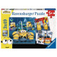 LES MINIONS 2 Puzzles 3x49 pieces - Drôles de Minions - Ravensburger - Lot de puzzles enfant - Des 5 ans