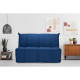 COMFORT BULTEX Banquette BZ 3 places - Tissu Marine - Made in France - L 143 x P 101 x P 95 cm - SANNA