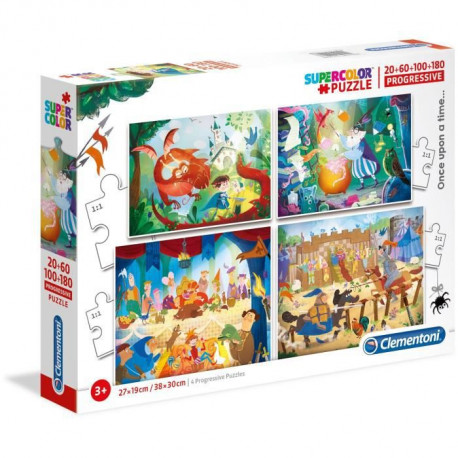 SuperColor 20-60-100-180 pieces - Au temps médiéval