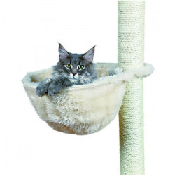 TRIXIE Sac confort pour arbre a chat ø 38 cm creme peluche