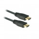 APM Cordon HDMI 4K Ethernet - Mâle/Mâle - Noir - 1,8m - Clip