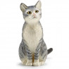 SCHLEICH Figurine 13771 - Animal de la ferme - Chat, assis