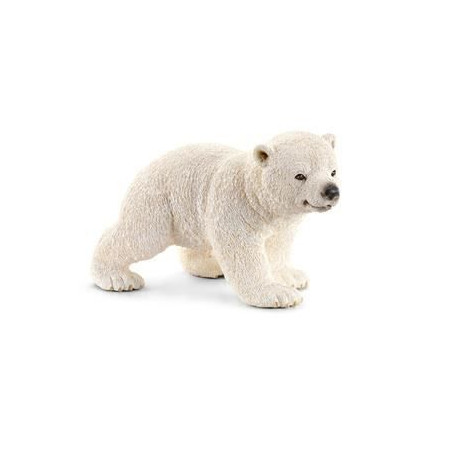 SCHLEICH Figurine 14708 - Animal sauvage - Ourson polaire, marchant