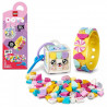 LEGO 41944 DOTS Bracelet Candy Kitty et Porte-Clés, Set Artisanat Bijoux et Accessoires 2 en 1, Kit de Bricolage pour Enfants