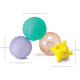 Infantino Coffret 4 balles sensorielles lumineuses/musicales