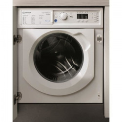 Lave-linge séchant encastrable INDESIT BIWDIL861484EU Push&Go - Lavage 8 kg / Séchage 6 kg - Induction - 1400 trs/min - Blanc