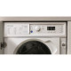 Lave-linge séchant encastrable INDESIT BIWDIL861484EU Push&Go - Lavage 8 kg / Séchage 6 kg - Induction - 1400 trs/min - Blanc