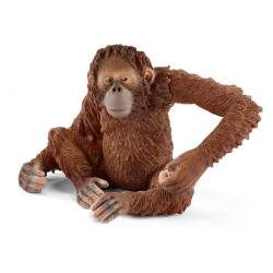 SCHLEICH Figurine 14775 - Animal sauvage - Orang-outan, femelle