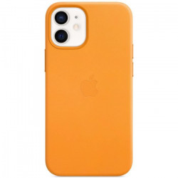 APPLE iPhone 12 mini Coque en cuir avec MagSafe - Pavot de Californie