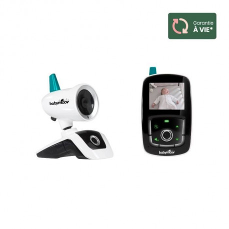 Babymoov Babyphone Video YOO Care - Caméra Orientable a 360° & Ecran 2,4