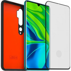 Pack Coque et Verre trempé pour Xiaomi Mi Note 10 + Assurance casse durant 12 mois