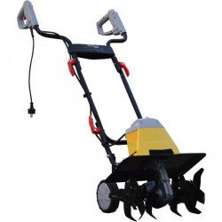 GARDEO Motobineuse électrique 40cm 6 fraises 1500 W