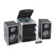 INOVALLEY CH17BTH Chaîne Hifi avec lecteur CD - Bluetooth 5.0 - 2x25W - Radio FM - Port USB 2.0 - Affichage LED - Noir et bla…