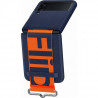 SAMSUNG Coque silicone avec laniere Z Flip3 - Bleu Navy