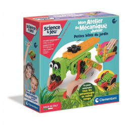 Clementoni - 52483 - Mon atelier de mécanique Junior - Petites betes du jardin