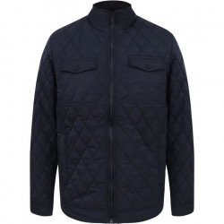 DISSIDENT Blouson Matelassé Bleu Marine Homme