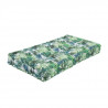 COTTON WOOD Matelas de sol - Coton imprimé deep jungle - 60 x 120 x 15 cm