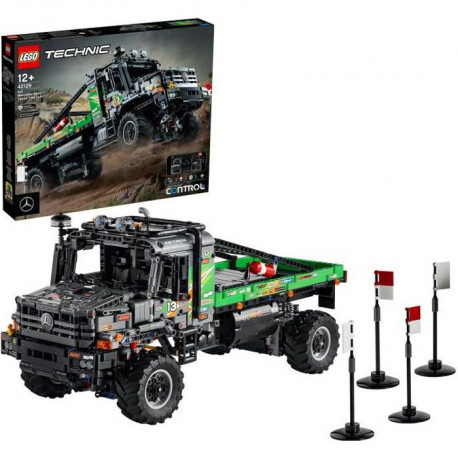 LEGO 42129 Technic Le Camion d'Essai 4x4 Mercedes-Benz Zetros, Voiture Télécommandée, Camion Jouet, Contrôle via Application