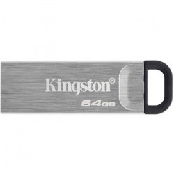 KINGSTON Clé USB DataTraveler Kyson 64Go - Avec élégant boîtier métal sans capuchon